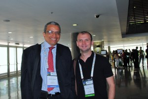 Dr. Rafael Beltran with Dr. Carlos Carvajal