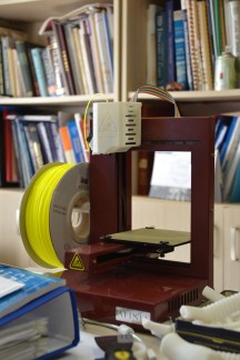 Dr. Yuksel experiments with a 3-D printer for chest wall repairs