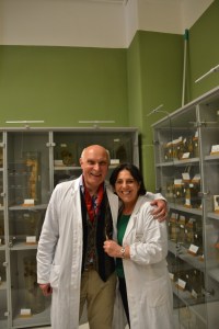 Dr. Majorino, thoracic surgeon (who has worked at Monaldi Hospital for over 30 years and the head of the pathology department - in the museum of pathology