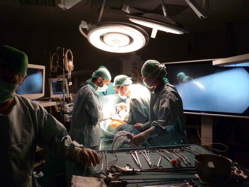 Dr. Migliore and his team performing HITHOC